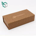 black brown color foil stamping in gold color customization design wholesale chocolate gift package box